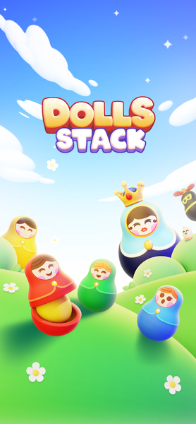 Dolls Stack: Match & Merge! - Gameplay image of android game