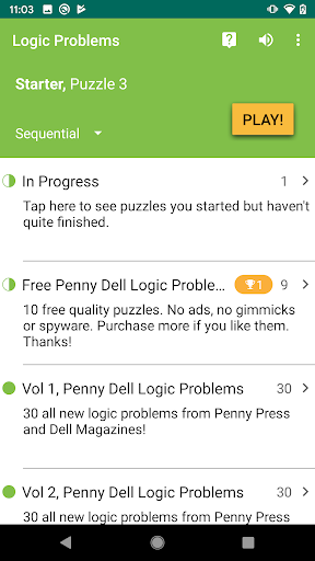 HARD Penny Dell Logic Problems - عکس بازی موبایلی اندروید