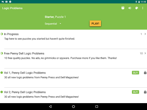 HARD Penny Dell Logic Problems - عکس بازی موبایلی اندروید