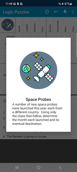 Logic Grid Puzzles: Brain Game - عکس بازی موبایلی اندروید