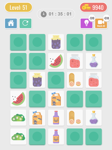 Flash Pairs - Matching Game - Gameplay image of android game