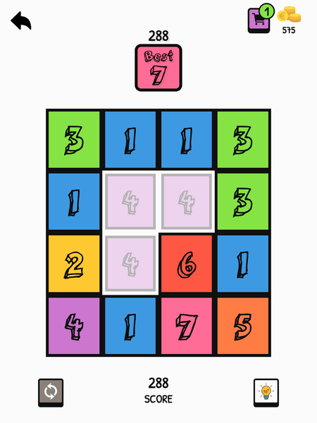 Just Get 10! - Sketchy - Gameplay image of android game