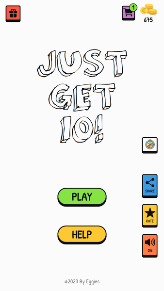 Just Get 10! - Sketchy - Gameplay image of android game