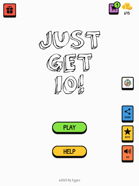 Just Get 10! - Sketchy - Gameplay image of android game