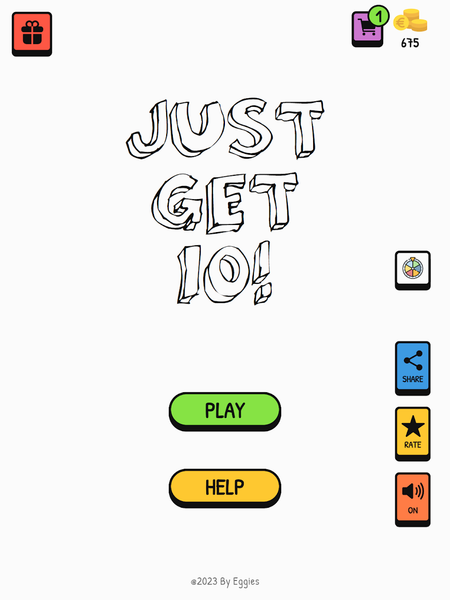 Just Get 10! - Sketchy - Gameplay image of android game
