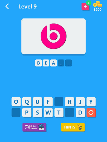 Logo Guess Challenge - Gameplay image of android game