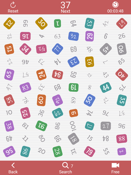 Find Numbers - Brain Challenge - Gameplay image of android game