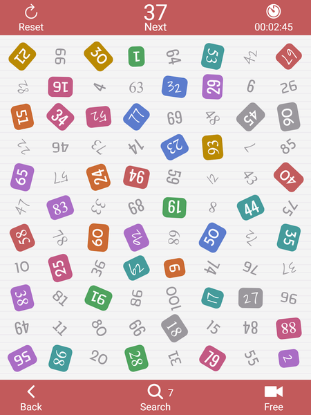 Find Numbers - Brain Challenge - Gameplay image of android game