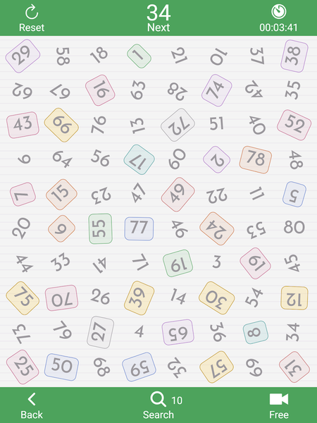 Find Numbers - Brain Challenge - Gameplay image of android game