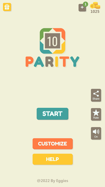 Parity - Numbers game - Gameplay image of android game