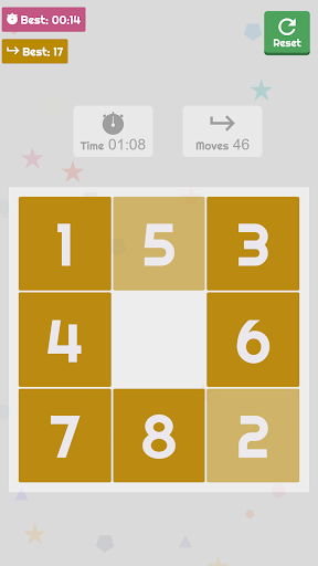 Puzzle ۱۵ - A sliding puzzle game - عکس برنامه موبایلی اندروید