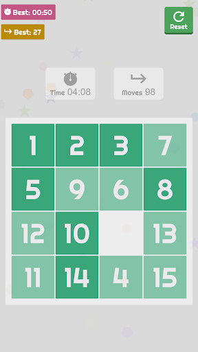 Puzzle 15 - A sliding puzzle game - عکس برنامه موبایلی اندروید