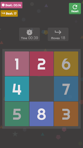 Puzzle ۱۵ - A sliding puzzle game - عکس برنامه موبایلی اندروید