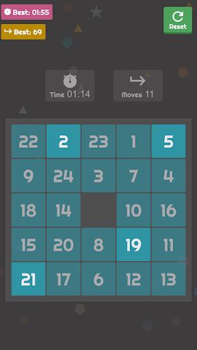 Puzzle ۱۵ - A sliding puzzle game - عکس برنامه موبایلی اندروید