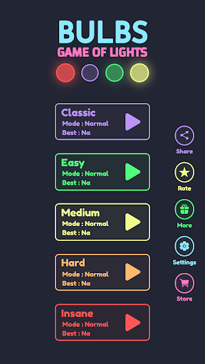 Bulbs - A game of lights - عکس بازی موبایلی اندروید
