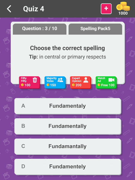 Spelling Master - Quiz Games - Image screenshot of android app