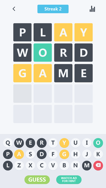 Woriddle! Word Guess Challenge - Gameplay image of android game