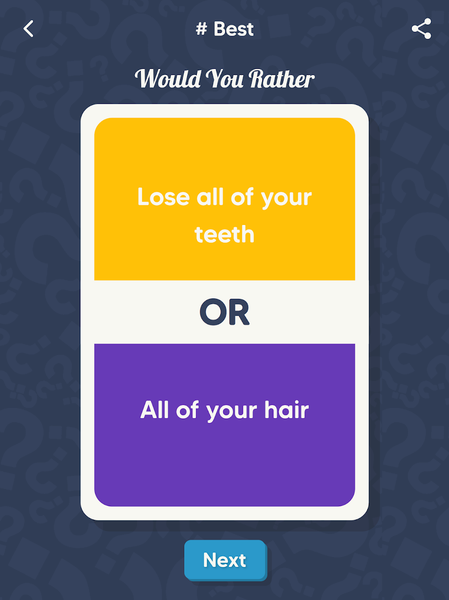 Would You Rather: Hard choices - عکس بازی موبایلی اندروید