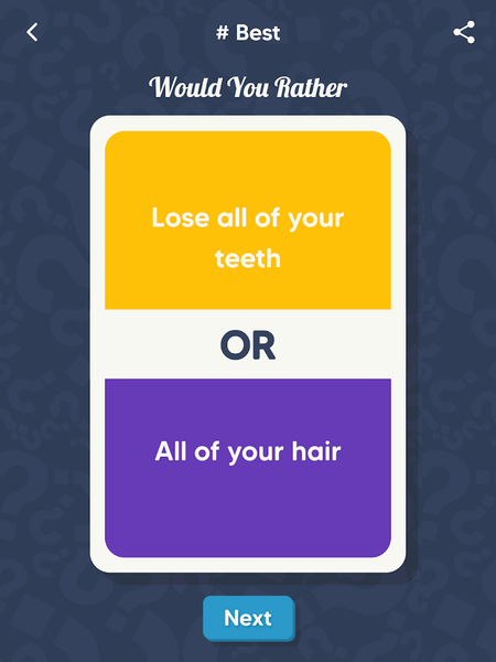 Would You Rather: Hard choices - عکس بازی موبایلی اندروید