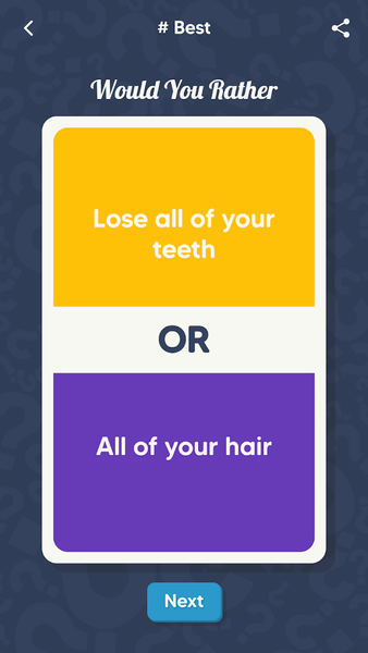 Would You Rather: Hard choices - عکس بازی موبایلی اندروید