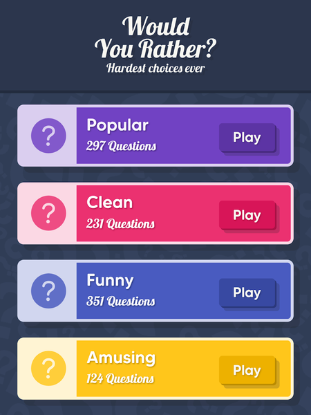 Would You Rather: Hard choices - عکس بازی موبایلی اندروید