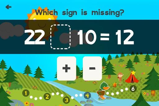 Animal Math Second Grade Math - Gameplay image of android game