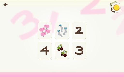 Number Games Match Game Free Games for Kids Math - Gameplay image of android game