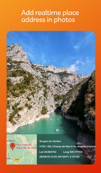 GPS Photo: Location Tag Camera - عکس برنامه موبایلی اندروید