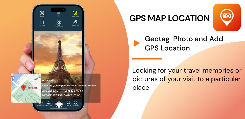 GPS Map Camera: Stamp Camera - عکس برنامه موبایلی اندروید