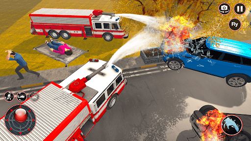 Rescue Robot Car Transform - Gameplay image of android game