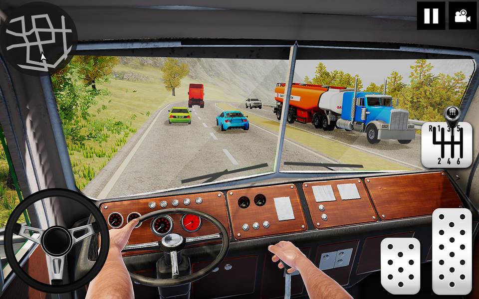 Cargo Truck Driver Truck Games - Gameplay image of android game