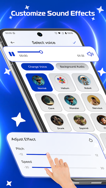 Funny Voice Changer: AI Effect - Image screenshot of android app