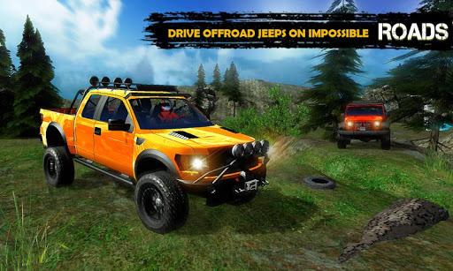 Offroad Jeep Dirt Tracks Drive - Gameplay image of android game