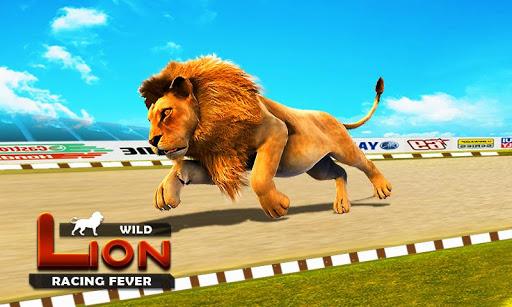 Wild Lion Racing Animal Race - عکس بازی موبایلی اندروید