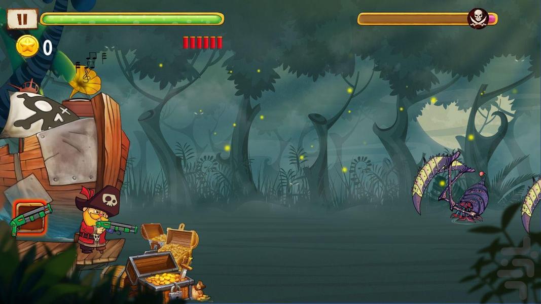 زامبی با دزدان دریایی - عکس بازی موبایلی اندروید