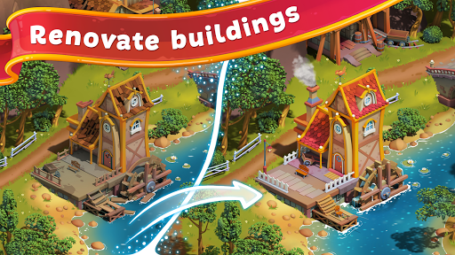 Gem Valley - Match ۳ & Restore - عکس بازی موبایلی اندروید