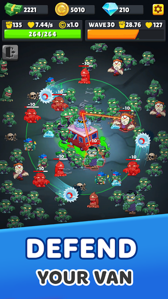 Zombie Van: Tower Defense TD - عکس بازی موبایلی اندروید