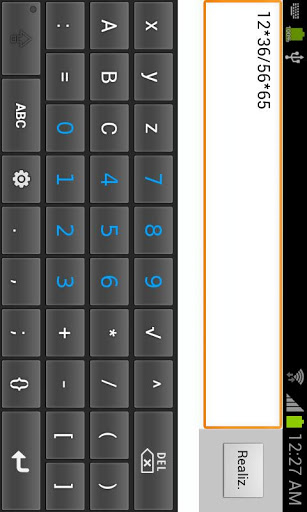 math keyboard android