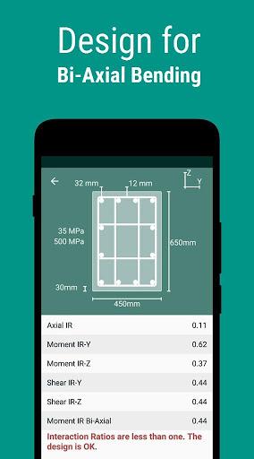 RCC Column Design - Civil Engi - Image screenshot of android app