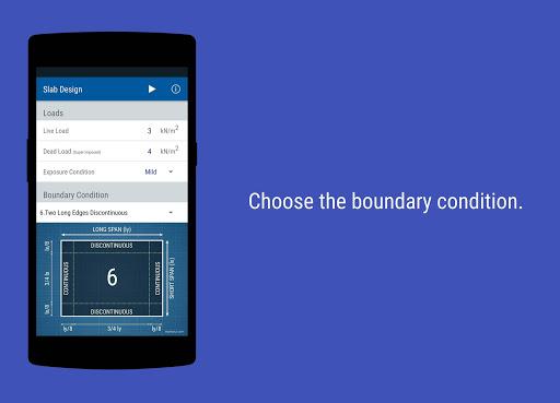 RCC Slab Design - Civil Engine - Image screenshot of android app