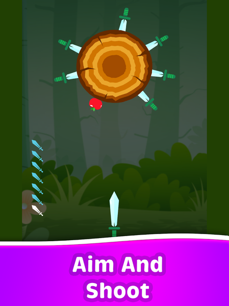Knife Apple Hit | hit em up - عکس بازی موبایلی اندروید