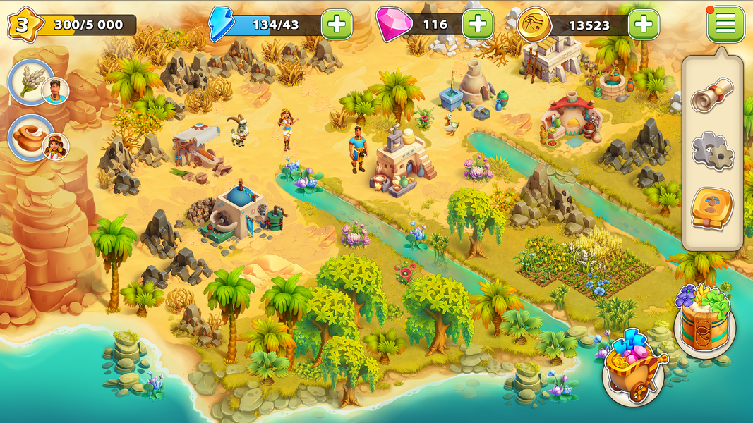 Nile Valley: Farm Adventure - عکس بازی موبایلی اندروید