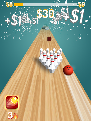 Infinite Bowling - Gameplay image of android game
