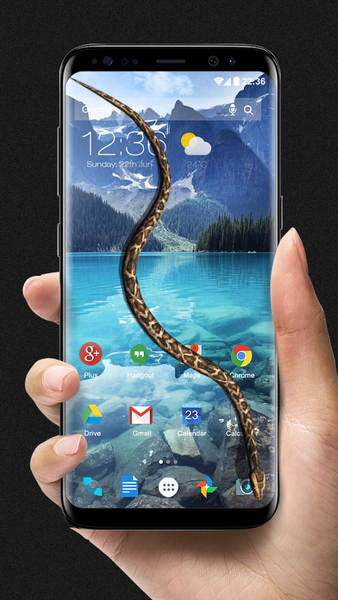 Snake in Hand Joke - iSnake - عکس برنامه موبایلی اندروید