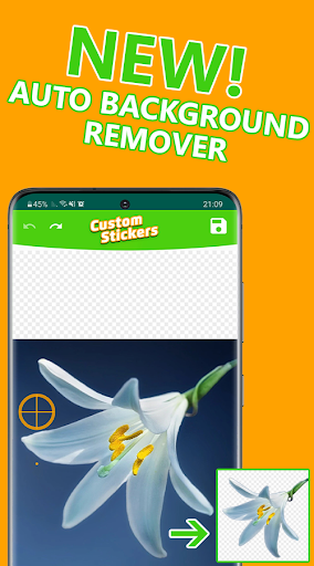 Custom Stickers - Image screenshot of android app