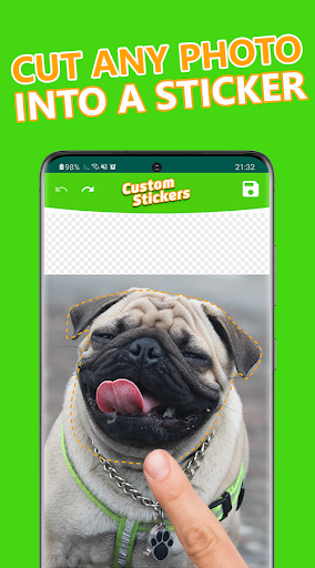 Custom Stickers - Image screenshot of android app