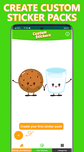 Custom Stickers - Image screenshot of android app
