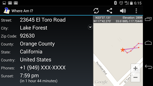 Where Am I? - Image screenshot of android app