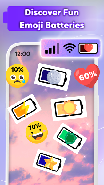 Eji: Emoji Battery Widget - عکس برنامه موبایلی اندروید