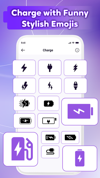 Eji: Emoji Battery Widget - عکس برنامه موبایلی اندروید